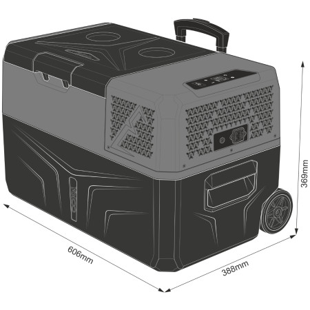 Yolco BCX30 kompresszoros hűtőláda