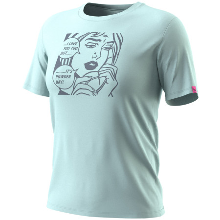 Dynafit Graphic Co T-Shirt W női póló világoskék 3181 - cloud blue/POWDER DAY
