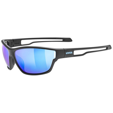 Uvex Sportstyle 806 napszemüveg fekete/kék Black Matt/Mir.Blue