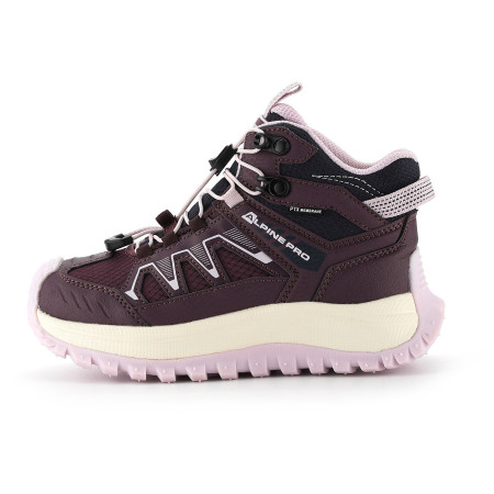 Alpine Pro Atego Purple gyerek magasszárú túracipő