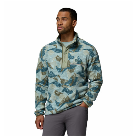 Columbia Helvetia™ II Printed Half Snap Fleece férfi pulóver