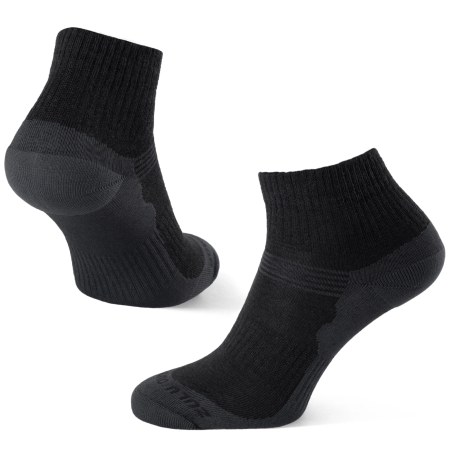 Zulu Merino Lite zokni fekete/szürke black/grey