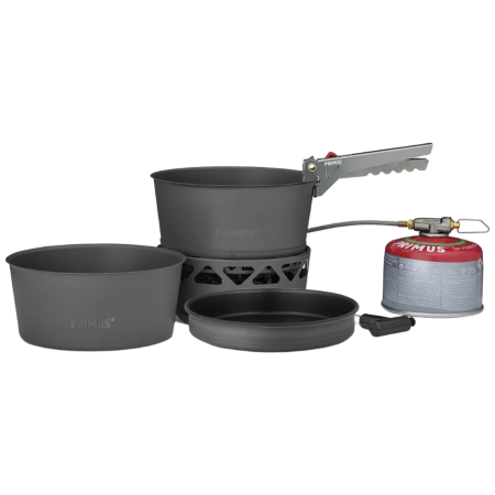 Primus Primetech Stove Set II 2x1.3 L w. pan főző készlet
