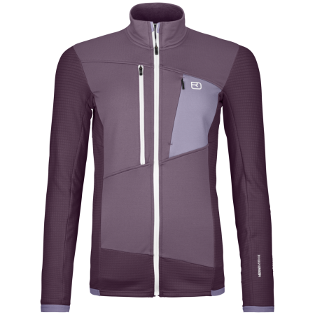Ortovox Fleece Grid Jacket W női funkcionális pulóver
