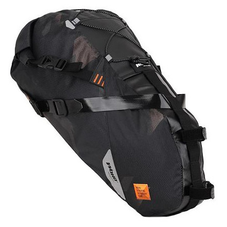 Nyeregtáska WOHO X-Touring Dry Bag Diamond CyberCam černá L fekete