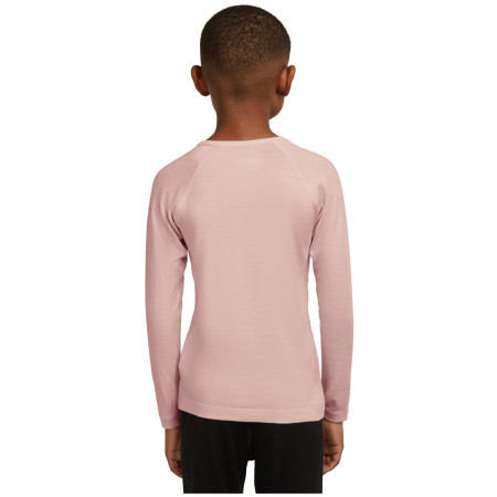 Icebreaker K 200 Oasis LS Crewe Pink Quartz gyerek funkcionális felső