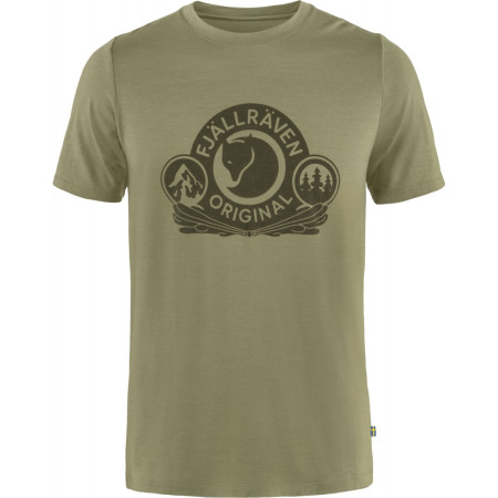 Férfi funkcionális póló Fjällräven Abisko Wool Classic SS M zöld