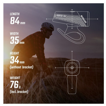 Sigma Buster 150 első lámpa