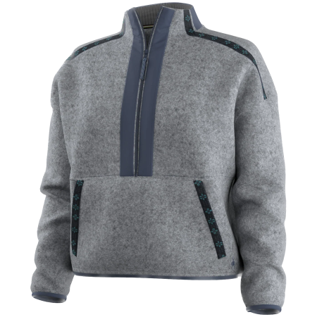 Smartwool Women's Second Cut Fleece 1/2 Zip női funkcionális pulóver kék Light Navy