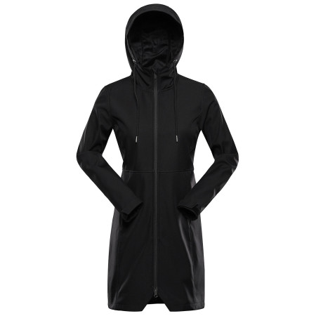 Alpine Pro Ibora 2 női softshell kabát fekete Black
