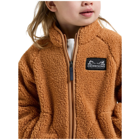 Didriksons Gibbs Kids Fullzip 2 Almond Tree gyerek pulóver
