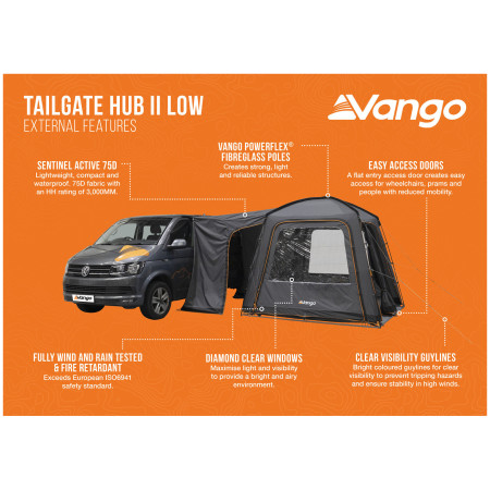 Vango Tailgate AirHub II Low elősátor
