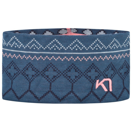 Női fejpánt Kari Traa Perle Headband sötétkék