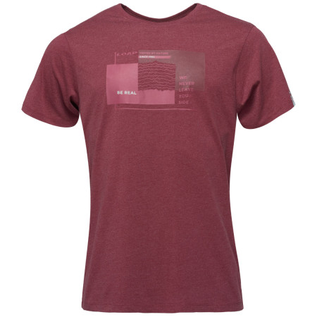 Loap Bohem férfi póló burgundi vörös Red