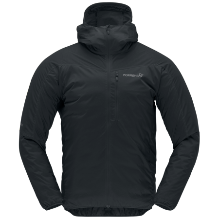 Norrona falketind aero60 Zip Hood férfi dzseki fekete Caviar Black