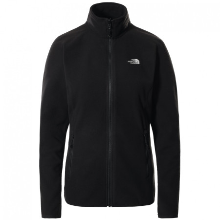 The North Face W 100 Glacier Fz - Eu női pulóver fekete