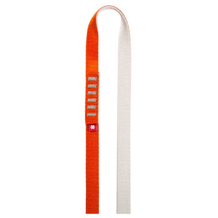 Ocún O-SLING ECO-PES 16 mm 60 cm hurok fehér/narancssárga
