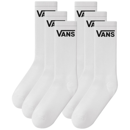 Vans Classic Crew 6ps zokni fehér White