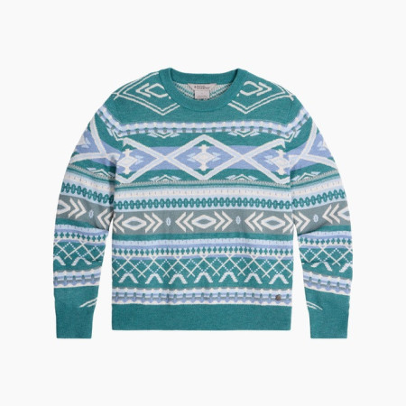 Royal Robins W Westlands Pullover női pulóver kék/fehér Mineral Htr Acacia Pt