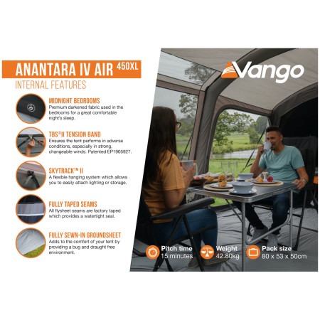 Vango Anantara IV Air 450XL felfújható sátor