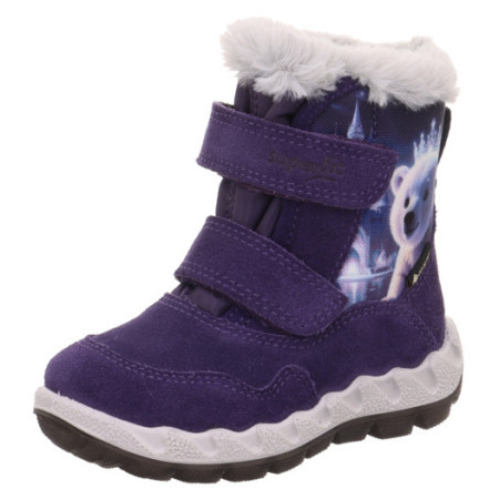 Superfit Icebird Lila/Grau gyerek téli cipő lila Lila/Grau
