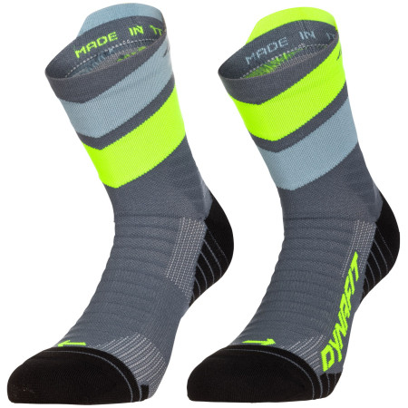 Dynafit Ultra Mid Sk zokni szürke/sárga cinder ULTRA YELLOW/5A30