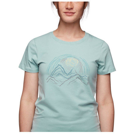 Női póló Black Diamond Summit Scribble Tee k é k