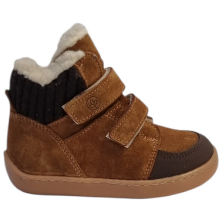 beBare 3555TY Tan gyerek barefoot cipő barna TAN