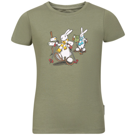 Alpine Pro Bobbo Oil Green gyerek póló világoszöld OIL GREEN