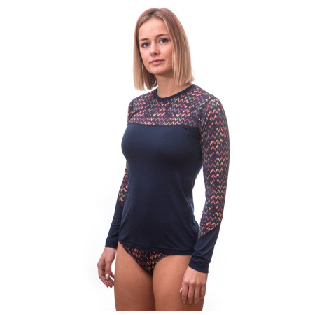 Sensor Merino Impress, dl.rukáv női póló