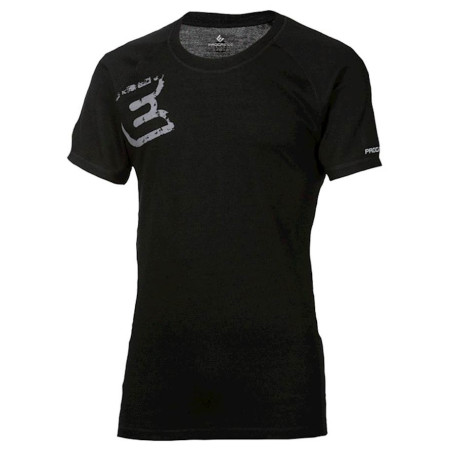 Férfi funkciós póló Progress NKR Print "E" minta fekete černá