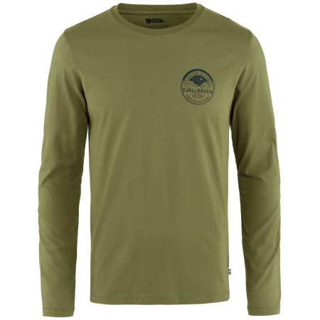Fjällräven Forever Nature Badge LS férfi póló világoszöld