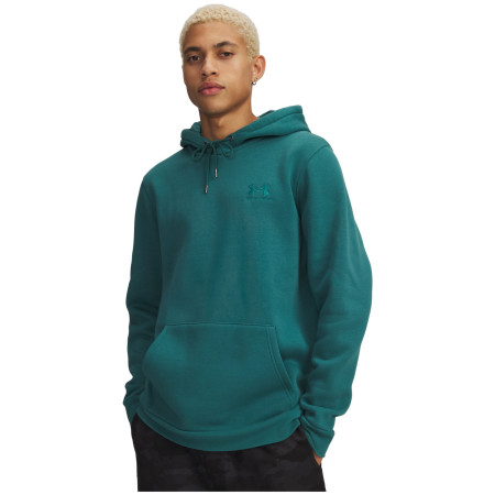Under Armour Icon Fleece Hoodie férfi pulóver sötétzöld Rack Green / / Rack Green
