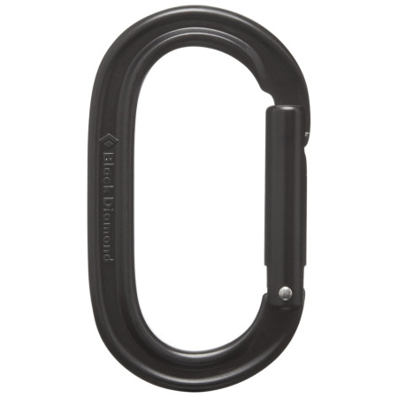 Black Diamond Oval Keylock karabiner fekete Black