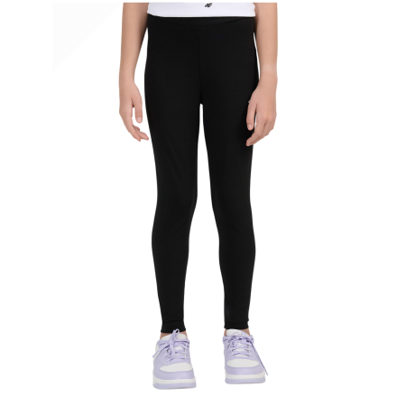4F Tights Cas F318 Deep Black gyerek leggings fekete Deep Black