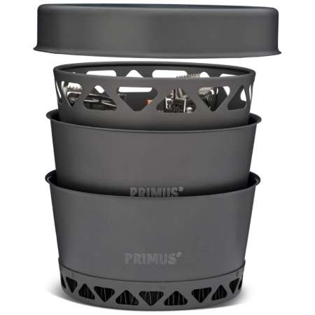 Primus Primetech Stove Set II 2x1.3 L w. pan főző készlet