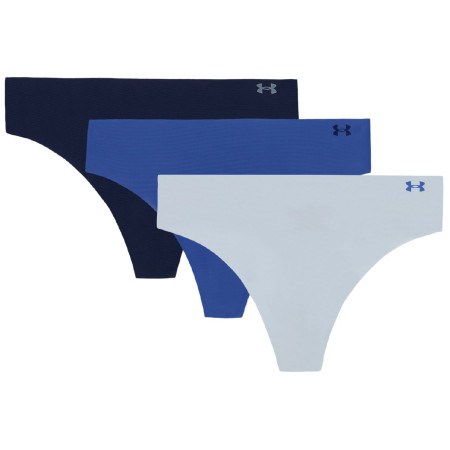 Under Armour Pure Stretch No Show Thong - Solid 3Pk női alsó