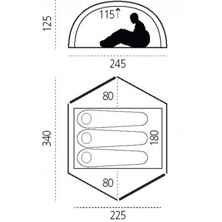 Sátor Fjällräven Keb Dome 3