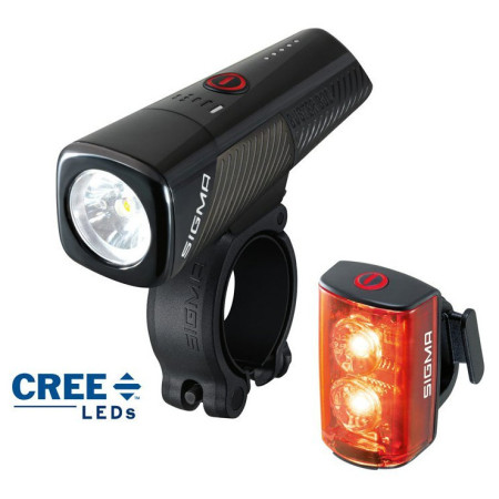 Sigma Buster 800 + Buster RL 80 első/hátsó lámpa