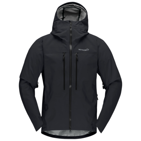 Norrona trollveggen Gore-Tex Pro light Jacket férfi dzseki fekete Caviar Black