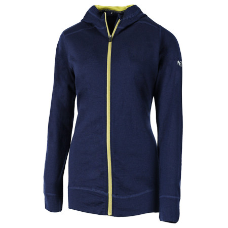 Zulu Merino Hoodie Full Zip női pulóver k é k