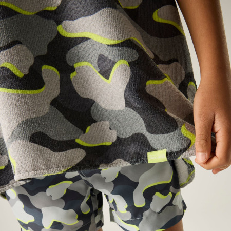 Regatta Kids Towel Robe DrkStrmCamo gyermek poncsó