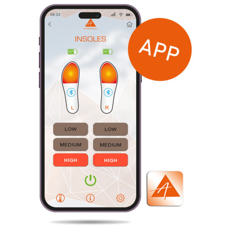 Alpenheat Wireless Hot Sole vyhřívané vložky