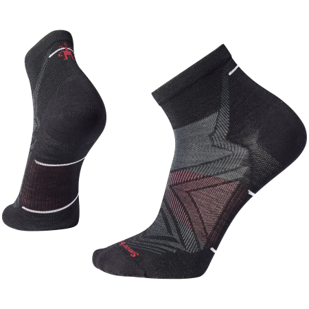 Smartwool Run Zero Cushion Ankle Socks zokni fekete