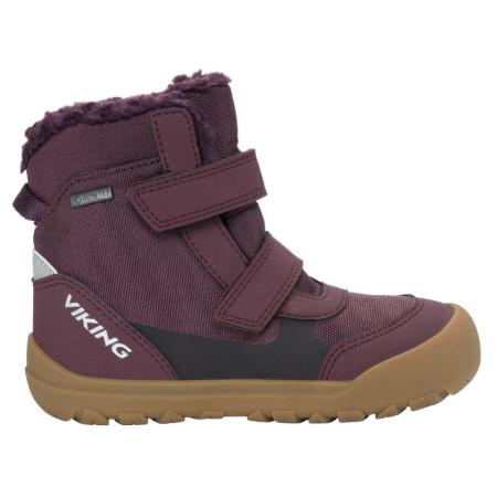 Viking Outdoor Footwear Spruce Barefoot Warm GTX 2V Wine gyerek téli cipő burgundi vörös Wine