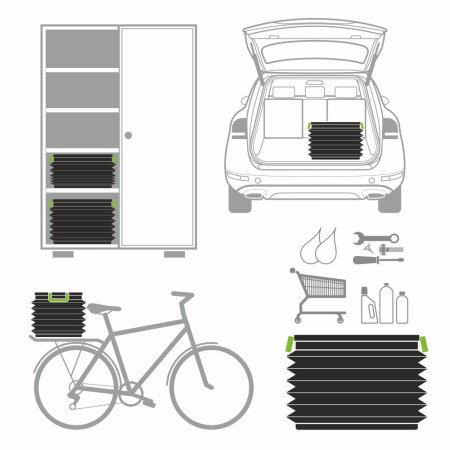 Yolco CP37 összecsukható doboz fedéllel