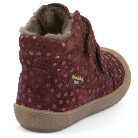 Froddo Ollie Wool Tex Bordeaux gyerek téli cipő