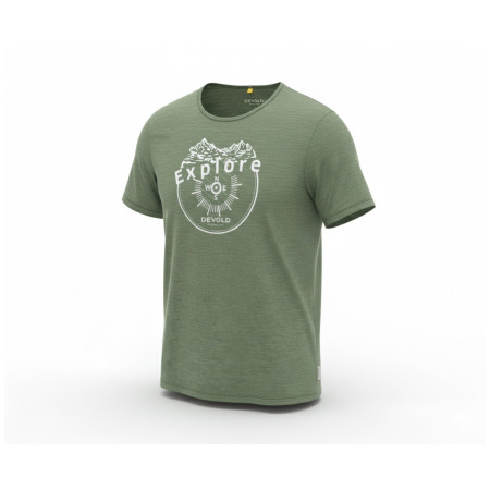 Devold Active Explore Tee Man férfi póló zöld Forest