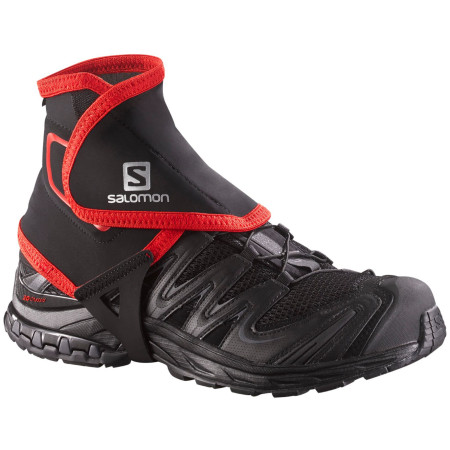 Salomon Trail Gaiters High kamásli fekete/piros Black