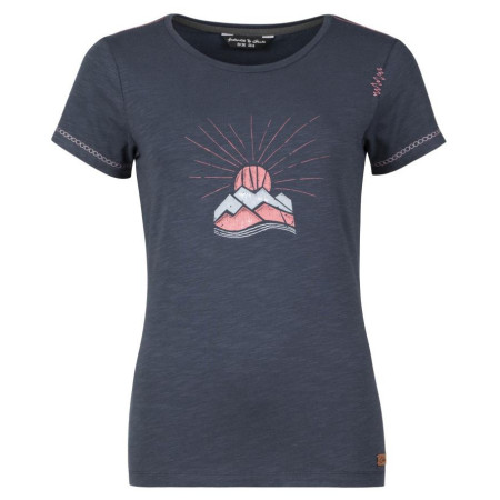 Chillaz Gandia Mountain Watercolor női póló sötétkék